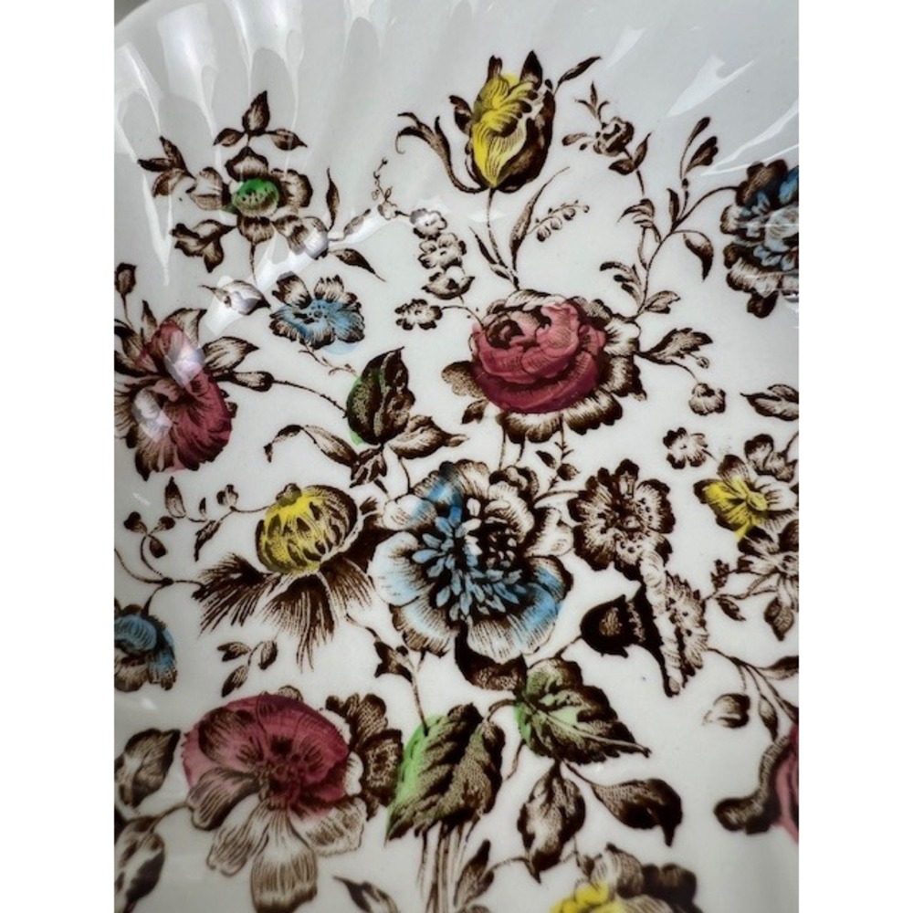 Johnson Bros Staffordshire Bouquet Ironstone Fruit‎ Bowls Set 4 Made in England - Picture 3 of 10